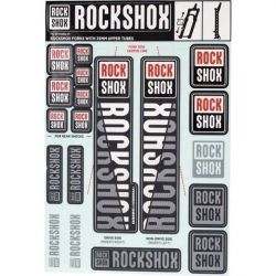 SRAM ROCK SHOX 11.4318.003.515 - ROCKSHOX DECAL KIT 35MM DC WHITE
