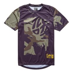 Troy Lee Designs TLD DĚTSKÝ DRES S KRÁTKYM RUKÁVEM FLOWLINE CONFINED BLACK (36448100)