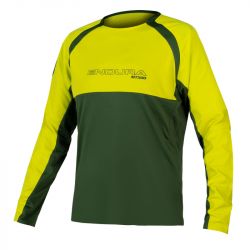 Endura MT500 Burner L/S Jersey II, Green  XL-L
