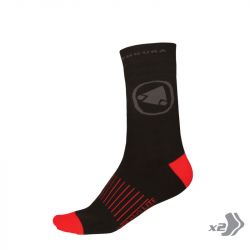 Endura Thermoliter II 2-P Sock, Black: S-M