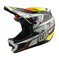 Troy Lee Designs TLD HELMA D4 CARBON MIPS LINED UP BLACK (13902500)