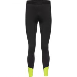 GORE CONCURVE Thermo Hybrid Tights Mens black / neon yellow L