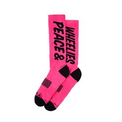 Troy Lee Designs TLD PONOŽKY PERFORMANCE PEACE & WHEELIES FUSCIA (85372500)
