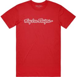 Troy Lee Designs TLD TRIKO S KRÁTKÝM RUKÁVEM SIGNATURE SCARLET GLO (70191711)