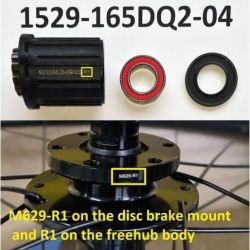 Giant Freehub Body for M629-R1 - novější verze