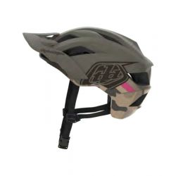 Troy Lee Designs TLD HELMA FLOWLINE SE MIPS BADGE TARMAC / OAK (11056804)