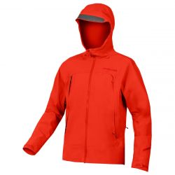 Nepremokavá bunda Endura MT500 II s kapucňou, červená, L