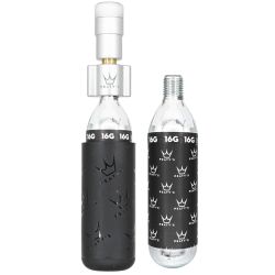 PEATYS PEATY'S HOLESHOT CO2 PUMPA + BOMBIČKY 2 KS - ROAD & GRAVEL (16G) - SILVER (PPR-HTI-RAG-SIL-12)