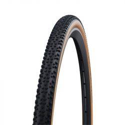 SCHWALBE Plášť X-ONE ALLROUND 700x33C (33-622) 67EPI 390g TLE Perf RaceGuard Addix hnedý bok skladací