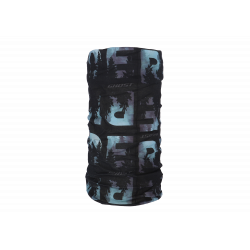 Multifunkční šátek RIDE - Black / Ice Blue - GHOST-onesize