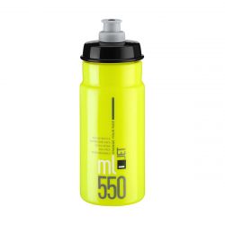 Fľaša JET 550 žltá čierne logo